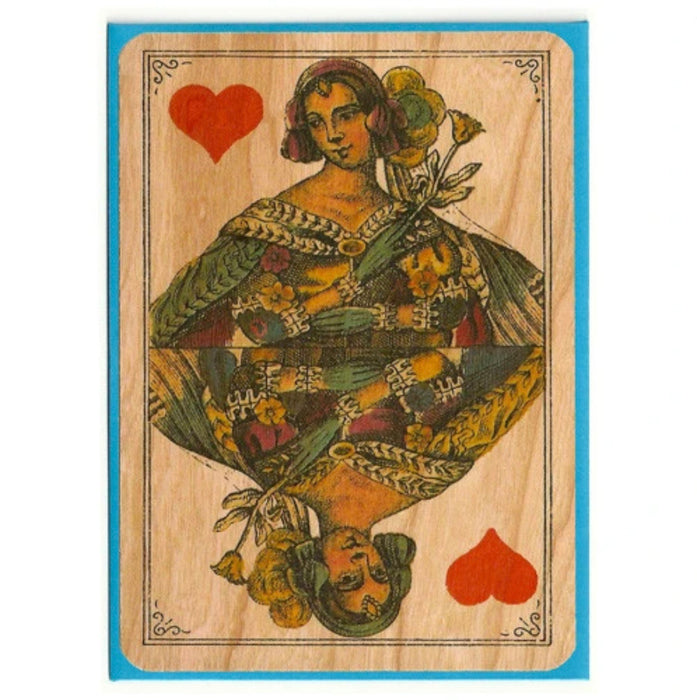Queen Wood Card