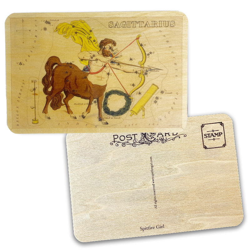 Wood Postcard Astrology