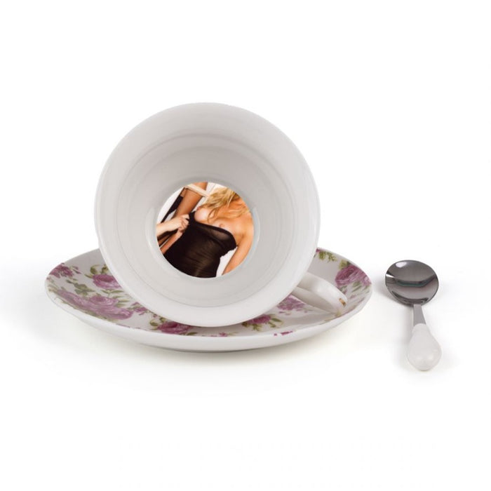 Lady Tarin Rose Teacup & Saucer Sets