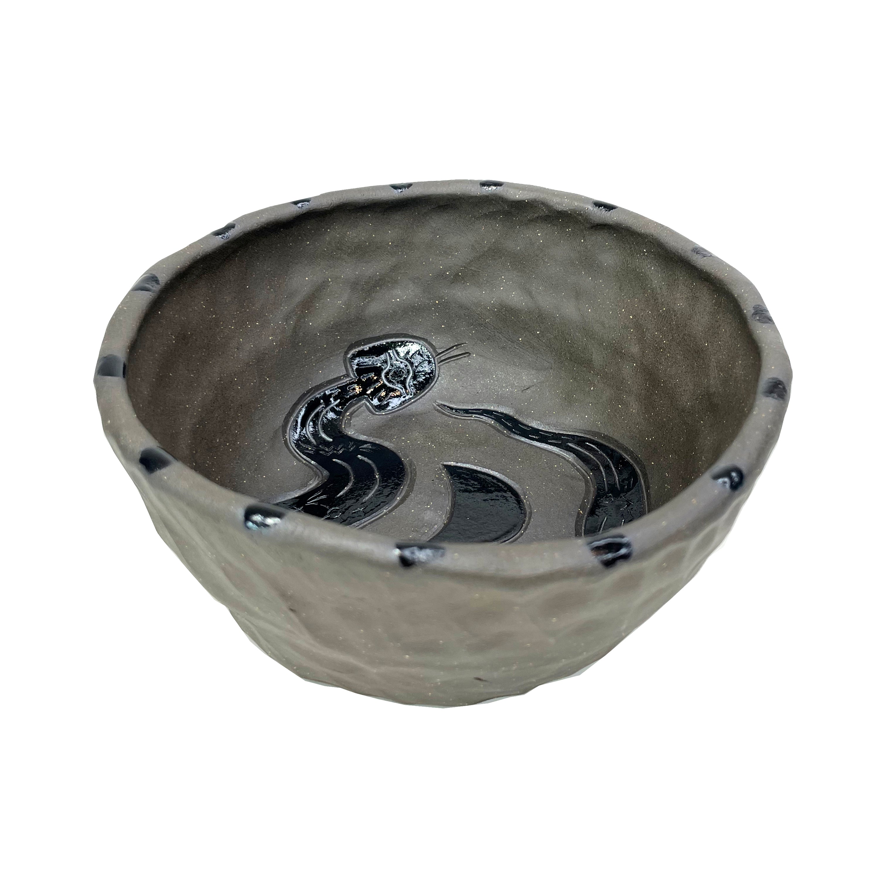 Ceramic Snake Bowl