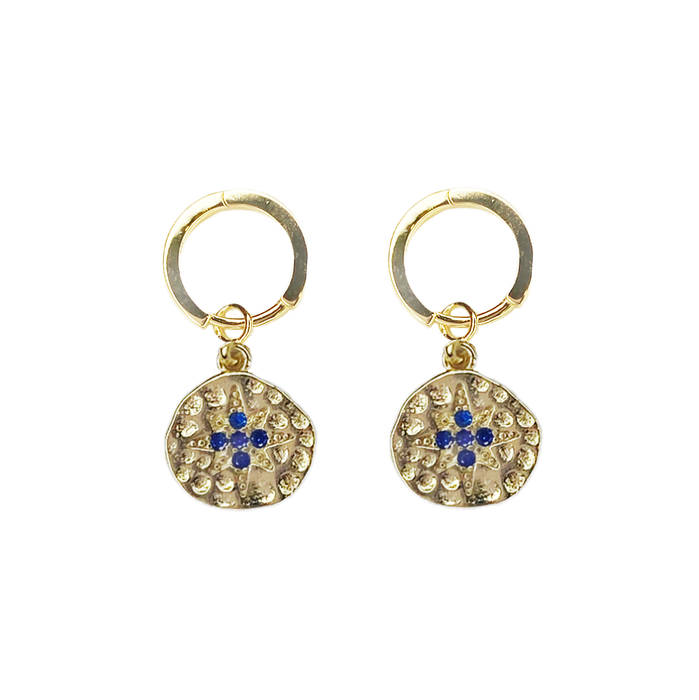 Supernova Gold Huggie Earrings